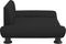 vidaXL - Hondenmand - 70x45x28 - cm - stof - zwart