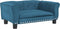 vidaXL - Hondenmand - 70x45x30 - cm - fluweel - blauw