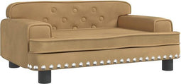 vidaXL - Hondenmand - 70x45x30 - cm - fluweel - bruin