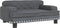 vidaXL - Hondenmand - 70x45x30 - cm - fluweel - donkergrijs