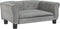vidaXL - Hondenmand - 70x45x30 - cm - fluweel - lichtgrijs