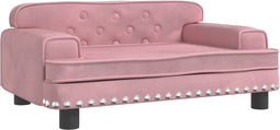 vidaXL - Hondenmand - 70x45x30 - cm - fluweel - roze