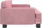 vidaXL - Hondenmand - 70x45x30 - cm - fluweel - roze