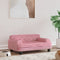 vidaXL - Hondenmand - 70x45x30 - cm - fluweel - roze