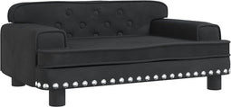 vidaXL - Hondenmand - 70x45x30 - cm - fluweel - zwart