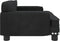 vidaXL - Hondenmand - 70x45x30 - cm - fluweel - zwart