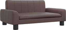 vidaXL - Hondenmand - 70x45x30 - cm - kunstleer - bruin