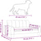 vidaXL - Hondenmand - 70x45x30 - cm - kunstleer - bruin