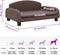 vidaXL - Hondenmand - 70x45x30 - cm - kunstleer - bruin