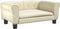 vidaXL - Hondenmand - 70x45x30 - cm - kunstleer - crèmekleurig