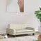 vidaXL - Hondenmand - 70x45x30 - cm - kunstleer - crèmekleurig