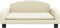 vidaXL - Hondenmand - 70x45x30 - cm - kunstleer - crèmekleurig