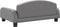 vidaXL - Hondenmand - 70x45x30 - cm - kunstleer - grijs