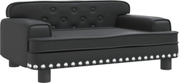 vidaXL - Hondenmand - 70x45x30 - cm - kunstleer - zwart
