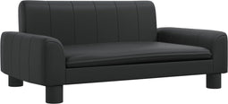 vidaXL - Hondenmand - 70x45x30 - cm - kunstleer - zwart