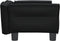 vidaXL - Hondenmand - 70x45x30 - cm - kunstleer - zwart
