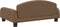 vidaXL - Hondenmand - 70x45x30 - cm - stof - bruin