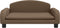 vidaXL - Hondenmand - 70x45x30 - cm - stof - bruin