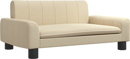 vidaXL - Hondenmand - 70x45x30 - cm - stof - crèmekleurig