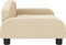 vidaXL - Hondenmand - 70x45x30 - cm - stof - crèmekleurig