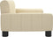 vidaXL - Hondenmand - 70x45x30 - cm - stof - crèmekleurig