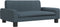 vidaXL - Hondenmand - 70x45x30 - cm - stof - donkergrijs