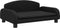vidaXL - Hondenmand - 70x45x30 - cm - stof - zwart