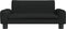vidaXL - Hondenmand - 70x45x30 - cm - stof - zwart