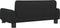 vidaXL - Hondenmand - 70x45x30 - cm - stof - zwart