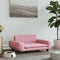 vidaXL - Hondenmand - 70x45x33 - cm - fluweel - roze