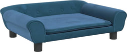vidaXL - Hondenmand - 70x48x22 - cm - fluweel - blauw