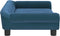 vidaXL - Hondenmand - 70x48x22 - cm - fluweel - blauw