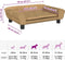 vidaXL - Hondenmand - 70x48x22 - cm - fluweel - bruin