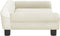 vidaXL - Hondenmand - 70x48x22 - cm - fluweel - crèmekleurig