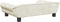 vidaXL - Hondenmand - 70x48x22 - cm - fluweel - crèmekleurig