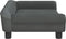 vidaXL - Hondenmand - 70x48x22 - cm - fluweel - donkergrijs