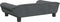 vidaXL - Hondenmand - 70x48x22 - cm - fluweel - donkergrijs