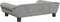 vidaXL - Hondenmand - 70x48x22 - cm - fluweel - lichtgrijs
