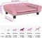 vidaXL - Hondenmand - 70x48x22 - cm - fluweel - roze