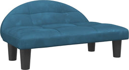 vidaXL - Hondenmand - 70x52x30 - cm - fluweel - blauw