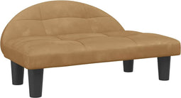 vidaXL - Hondenmand - 70x52x30 - cm - fluweel - bruin