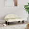 vidaXL - Hondenmand - 70x52x30 - cm - fluweel - crèmekleurig