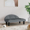 vidaXL - Hondenmand - 70x52x30 - cm - fluweel - donkergrijs