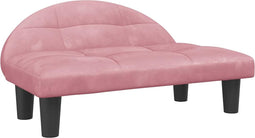 vidaXL - Hondenmand - 70x52x30 - cm - fluweel - roze