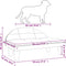 vidaXL - Hondenmand - 70x52x30 - cm - fluweel - roze
