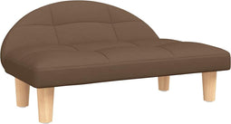 vidaXL - Hondenmand - 70x52x30 - cm - stof - bruin