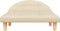 vidaXL - Hondenmand - 70x52x30 - cm - stof - crèmekleurig