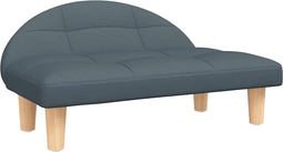 vidaXL - Hondenmand - 70x52x30 - cm - stof - donkergrijs