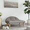 vidaXL - Hondenmand - 70x52x30 - cm - stof - taupe