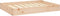 vidaXL - Hondenmand - 71,5x54x9 - cm - massief - grenenhout